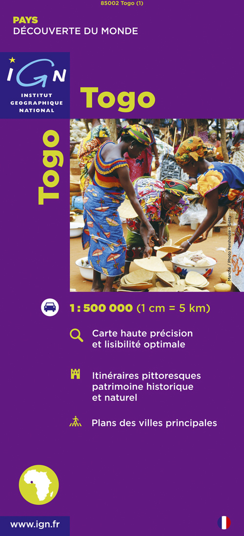 85002 TOGO  1/500.000 - XXX - IGN