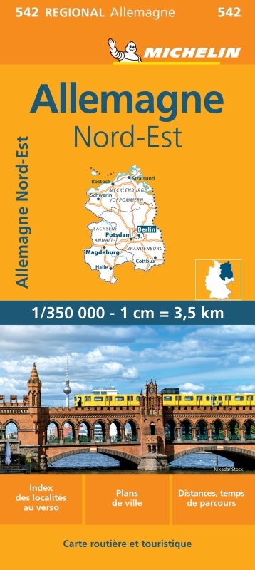 CARTE REGIONALE EUROPE - CARTE REGIONALE ALLEMAGNE NORD-EST - XXX - MICHELIN
