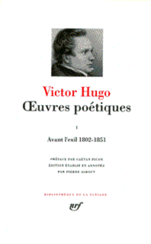 OEUVRES POETIQUES - VOL02 - HUGO/PICON - GALLIMARD