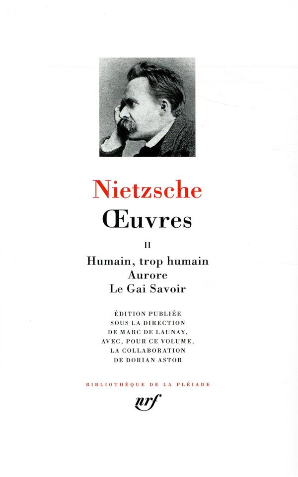 OEUVRES - VOL02 - NIETZSCHE FRIEDRICH - GALLIMARD