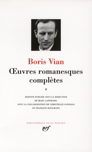 OEUVRES ROMANESQUES COMPLETES - VOL02 - VIAN BORIS - GALLIMARD