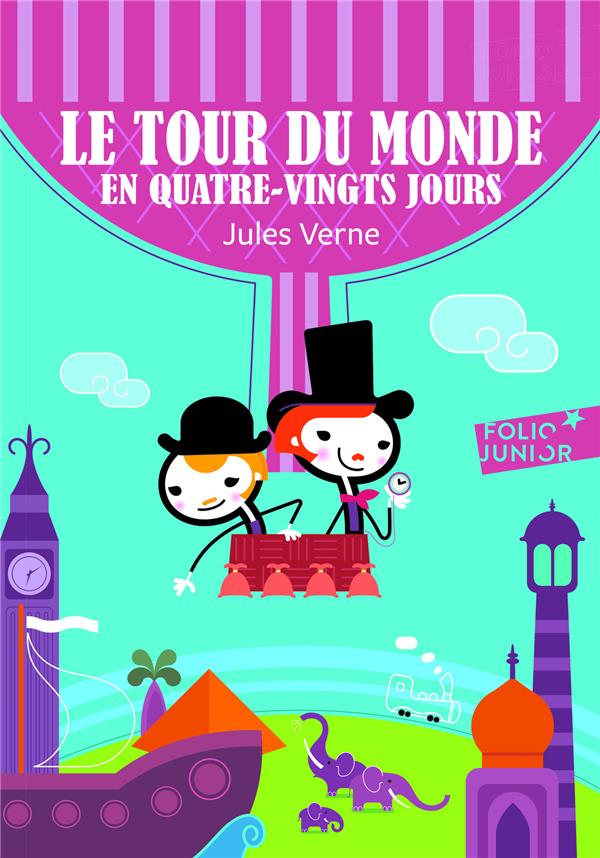 LE TOUR DU MONDE EN QUATRE-VINGTS JOURS - VERNE/NEUVILLE - GALLIMARD