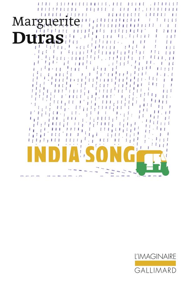 INDIA SONG - TEXTE THEATRE FILM - DURAS MARGUERITE - GALLIMARD