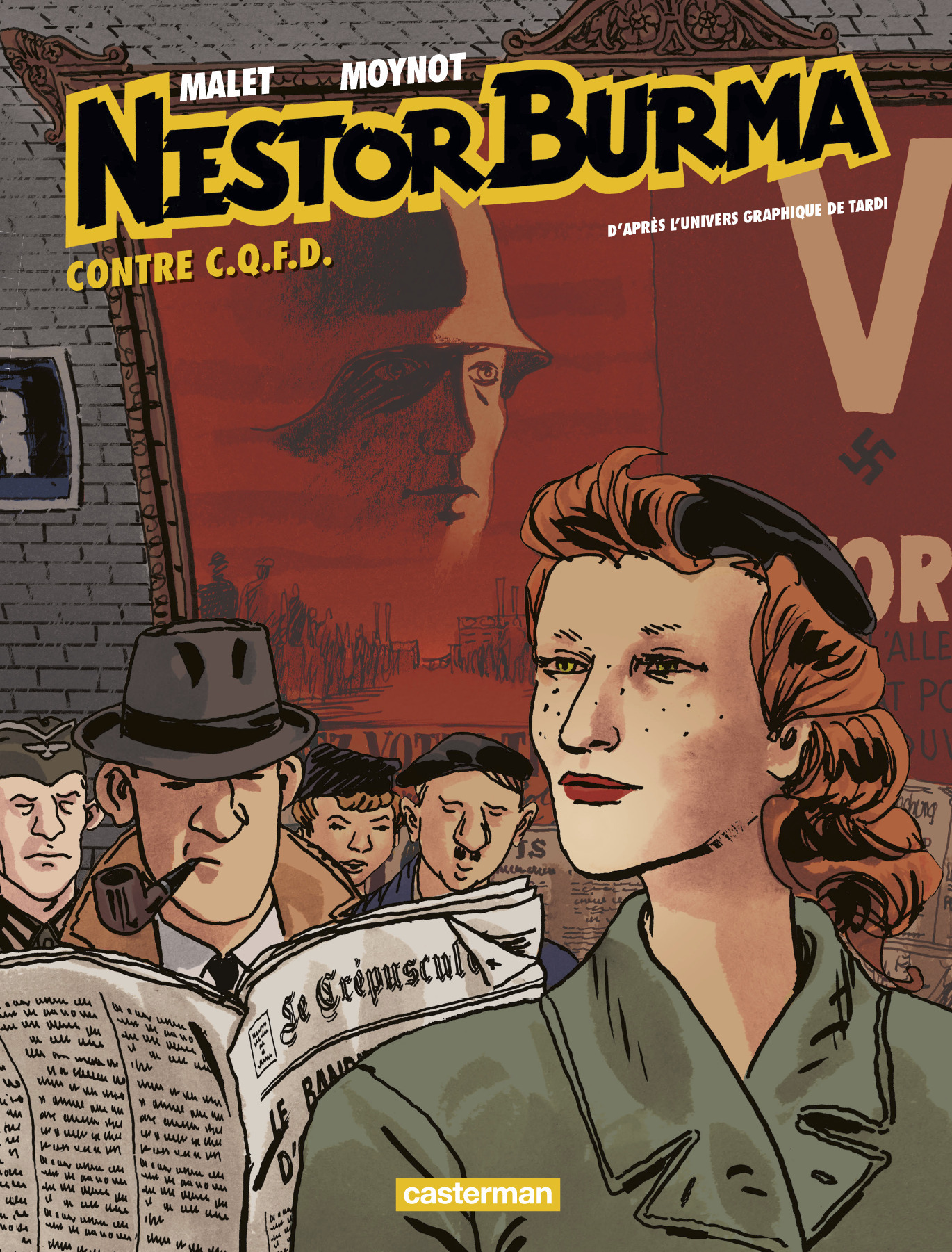 NESTOR BURMA TOME 10 : NESTOR BURMA CONTRE C.Q.F.D. - Léo Malet - CASTERMAN