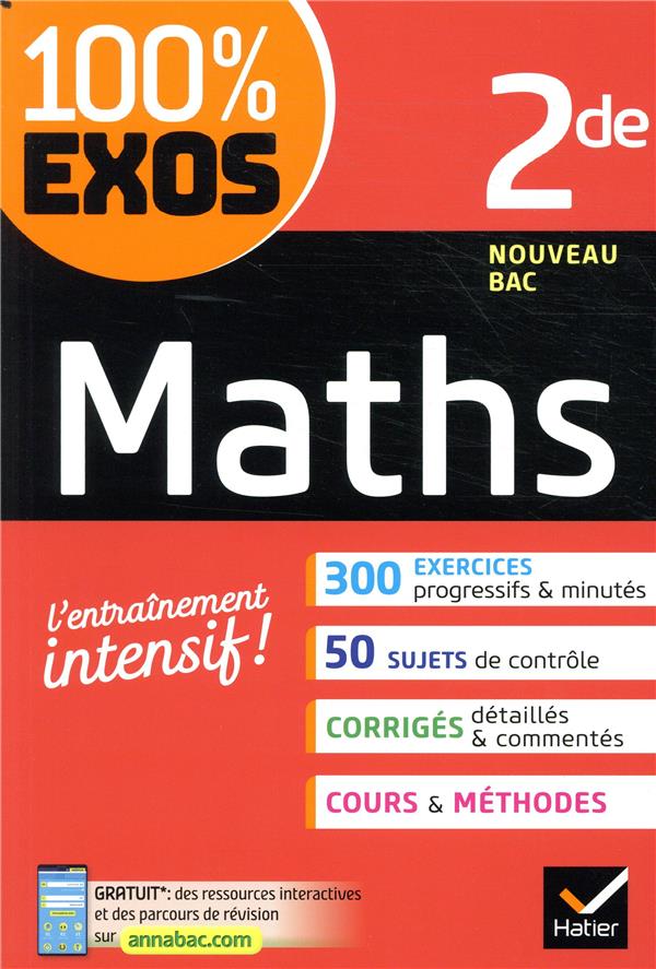 MATHS 2DE - EXERCICES RESOLUS - NOUVEAU PROGRAMME DE SECONDE - DARRE LAURENT - HATIER SCOLAIRE