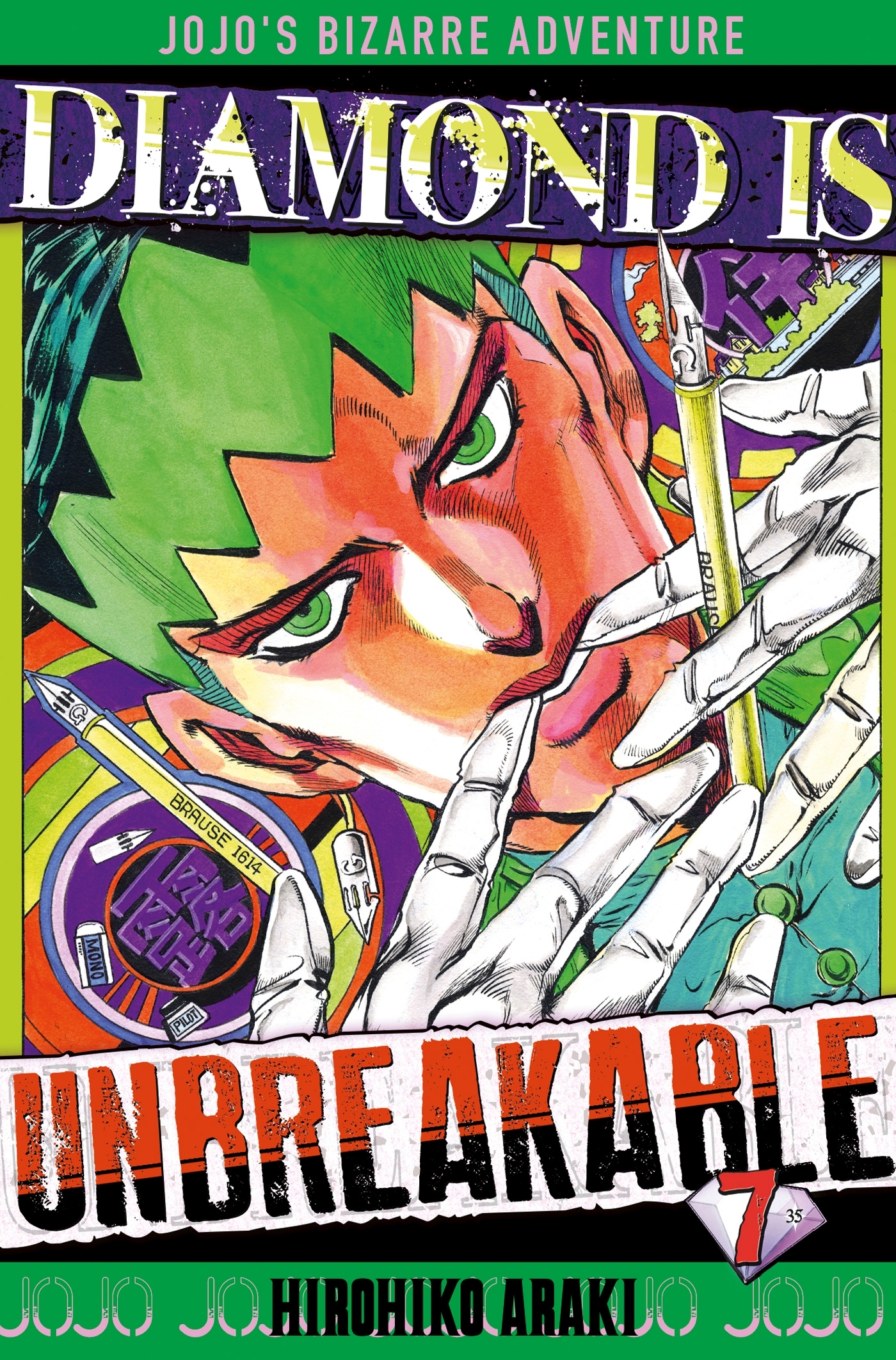 JOJO'S BIZARRE ADVENTURE - SAISON 4  -  DIAMOND IS UNBREAKABLE TOME 7 -  ARAKI-H - DELCOURT