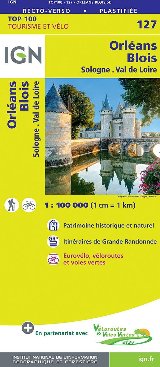 TOP100127 ORLEANS / BLOIS  1/100.000 - XXX - MICHELIN