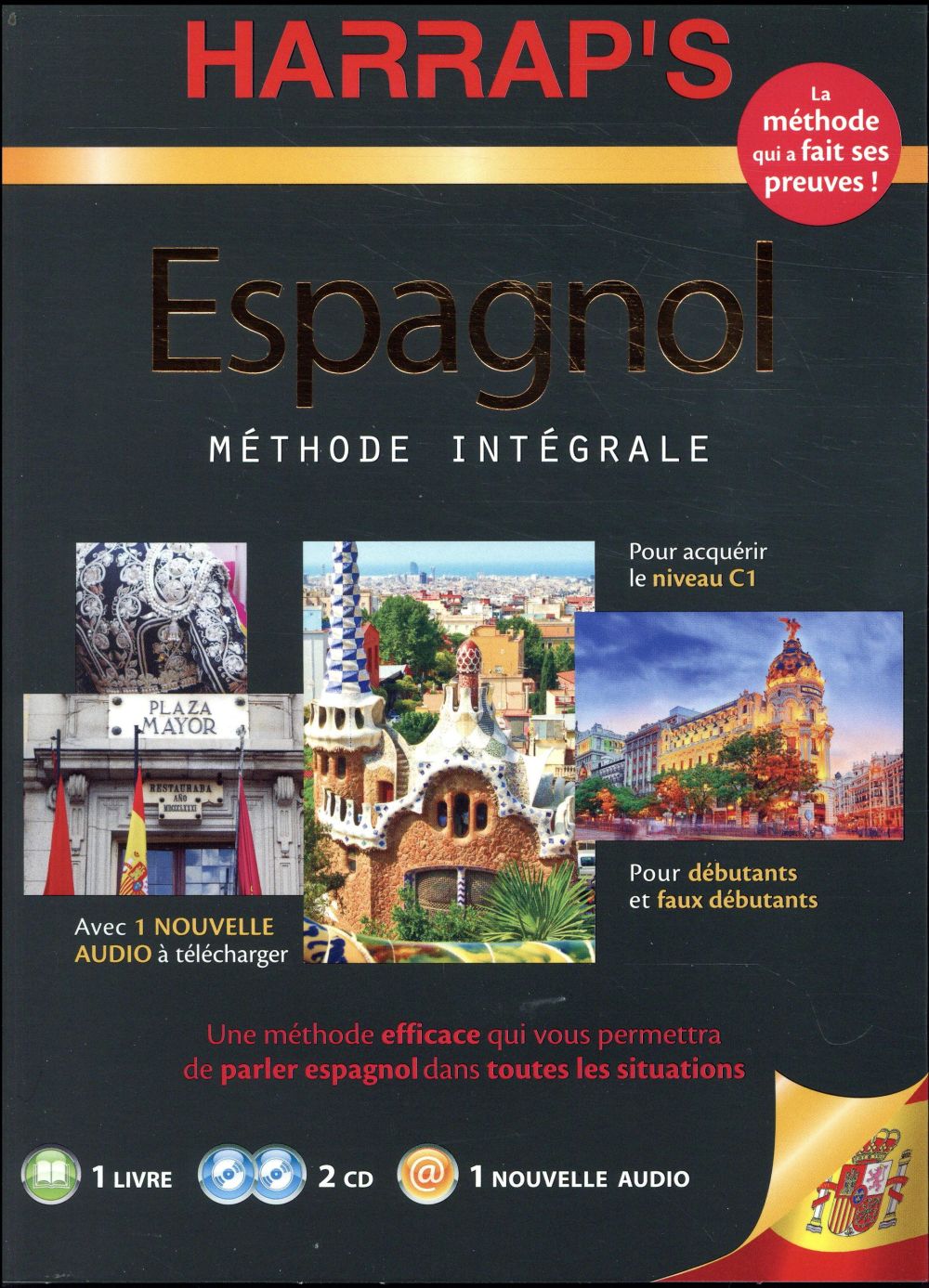 HARRAP'S METHODE INTEGRALE ESPAGNOL 2CD+LIV RE - KATTAN-IBARRA JUAN - LAROUSSE