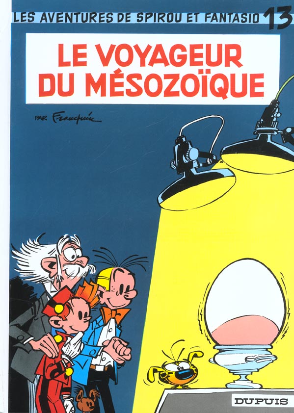 SPIROU ET FANTASIO - TOME 13 - LE VOYAGEUR DU MESOZOIQUE - FRANQUIN - DUPUIS
