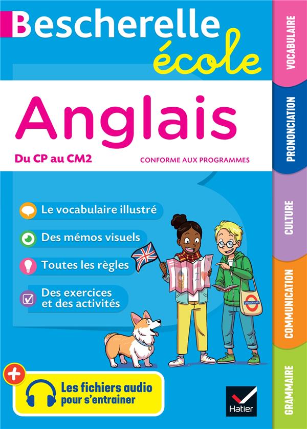 BESCHERELLE ECOLE : ANGLAIS  -  DU CP AU CM2 - HERON/PRADIER - HATIER SCOLAIRE