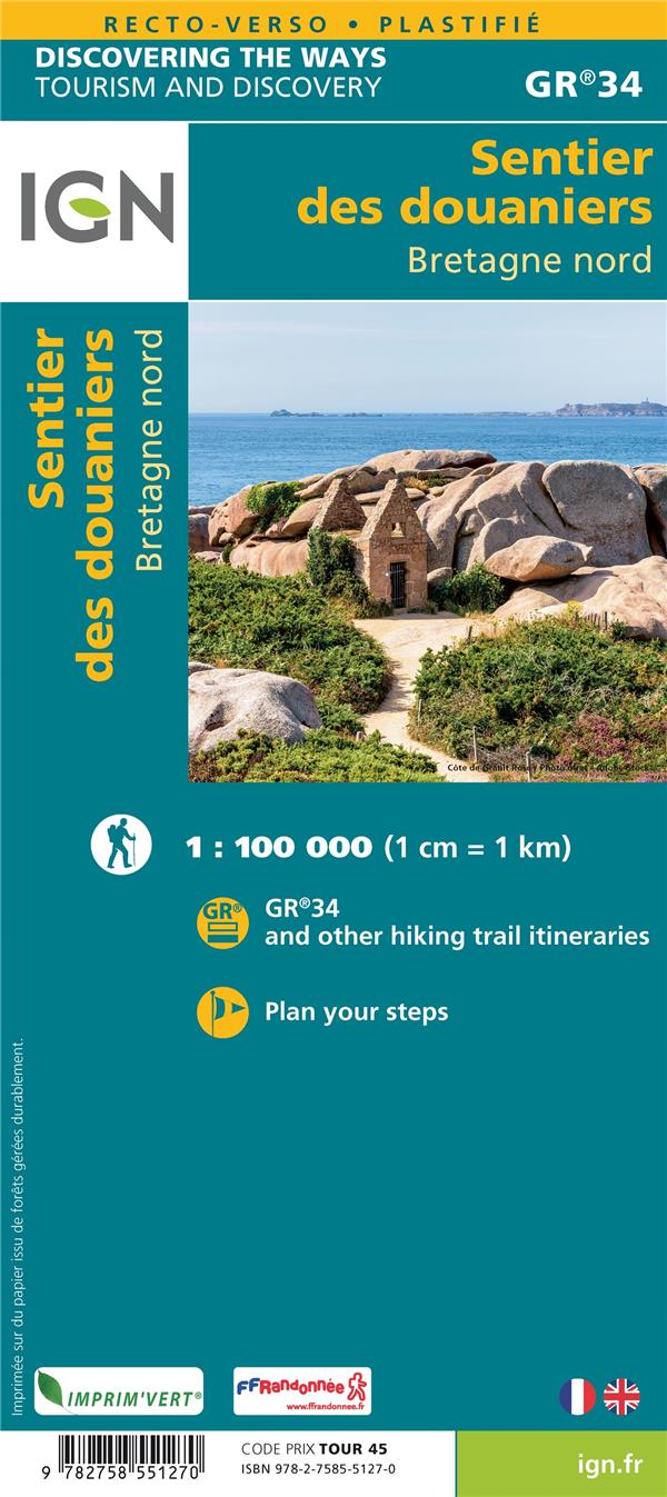 89028 LE SENTIER DES DOUANIERS - BRETAGNE NORD - XXX - MICHELIN