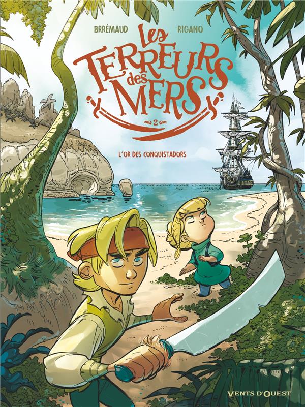 LES TERREURS DES MERS TOME 2 : L'ILE DU CRANE - RIGANO/BRREMAUD - VENTS D'OUEST
