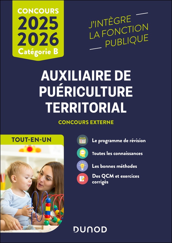 CONCOURS AUXILIAIRE DE PUERICULTURE TERRITORIAL 2025-2026 - TOUT-EN-UN - MEYER/SAJET/HURTIG - DUNOD