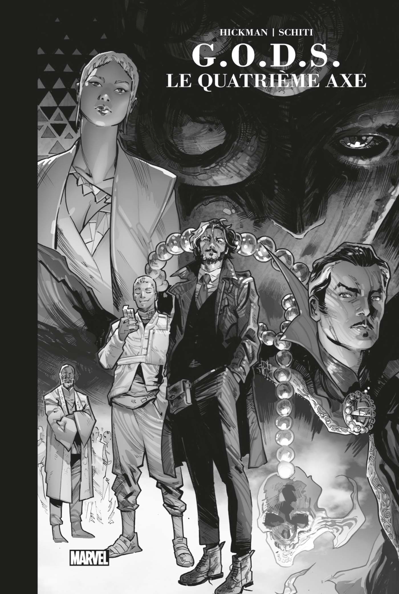 G.O.D.S. : Le Quatrième Axe - Edition Noir & Blanc limitée - Jonathan Hickman, Valerio Schiti - PANINI