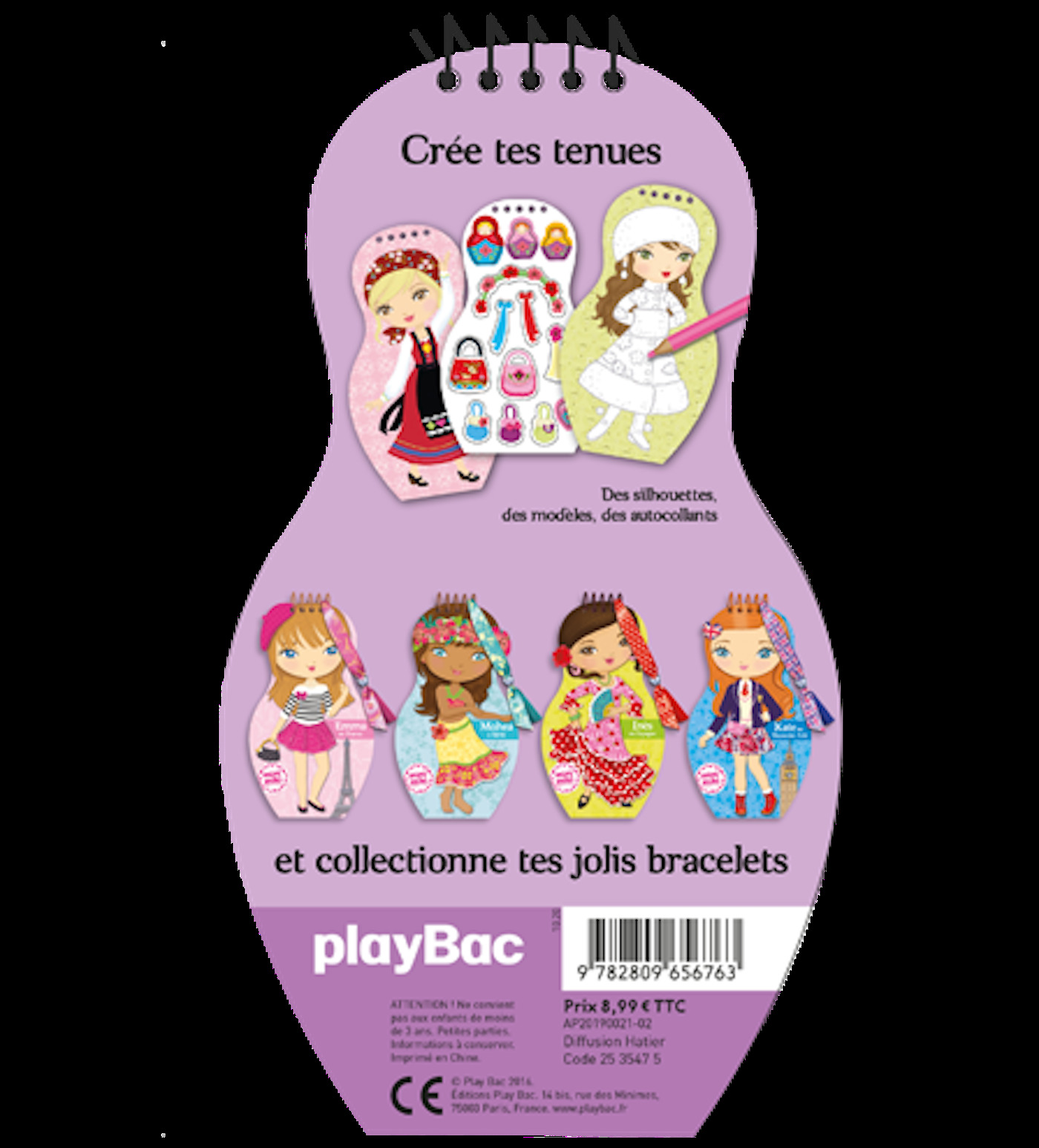 MINIMIKI - CARNET CREATIF - LENA EN RUSSIE - XXX - PLAY BAC