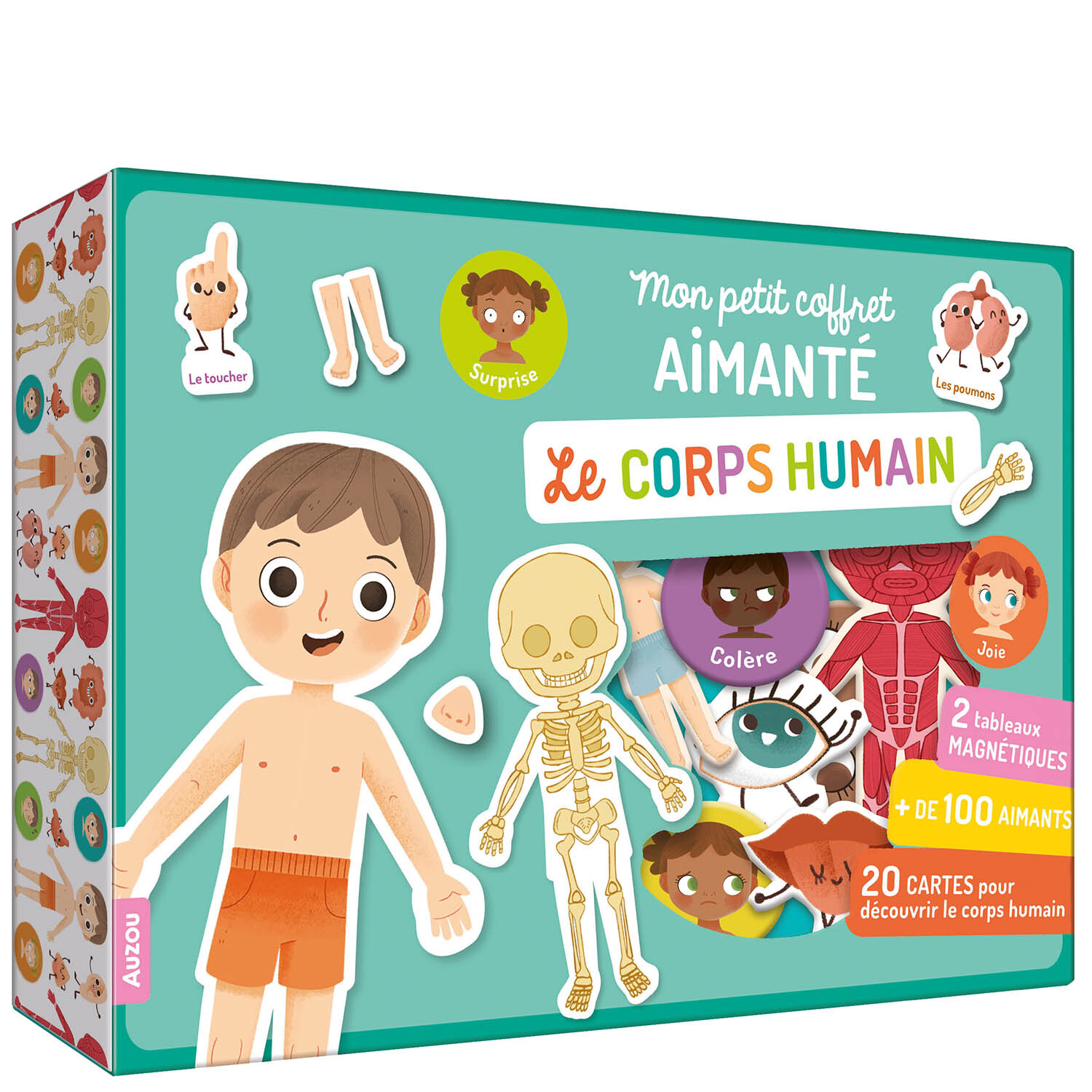 MON PETIT COFFRET AIMANTÉ - LE CORPS HUMAIN - SANCHEZ MARCO LYDIA - AUZOU