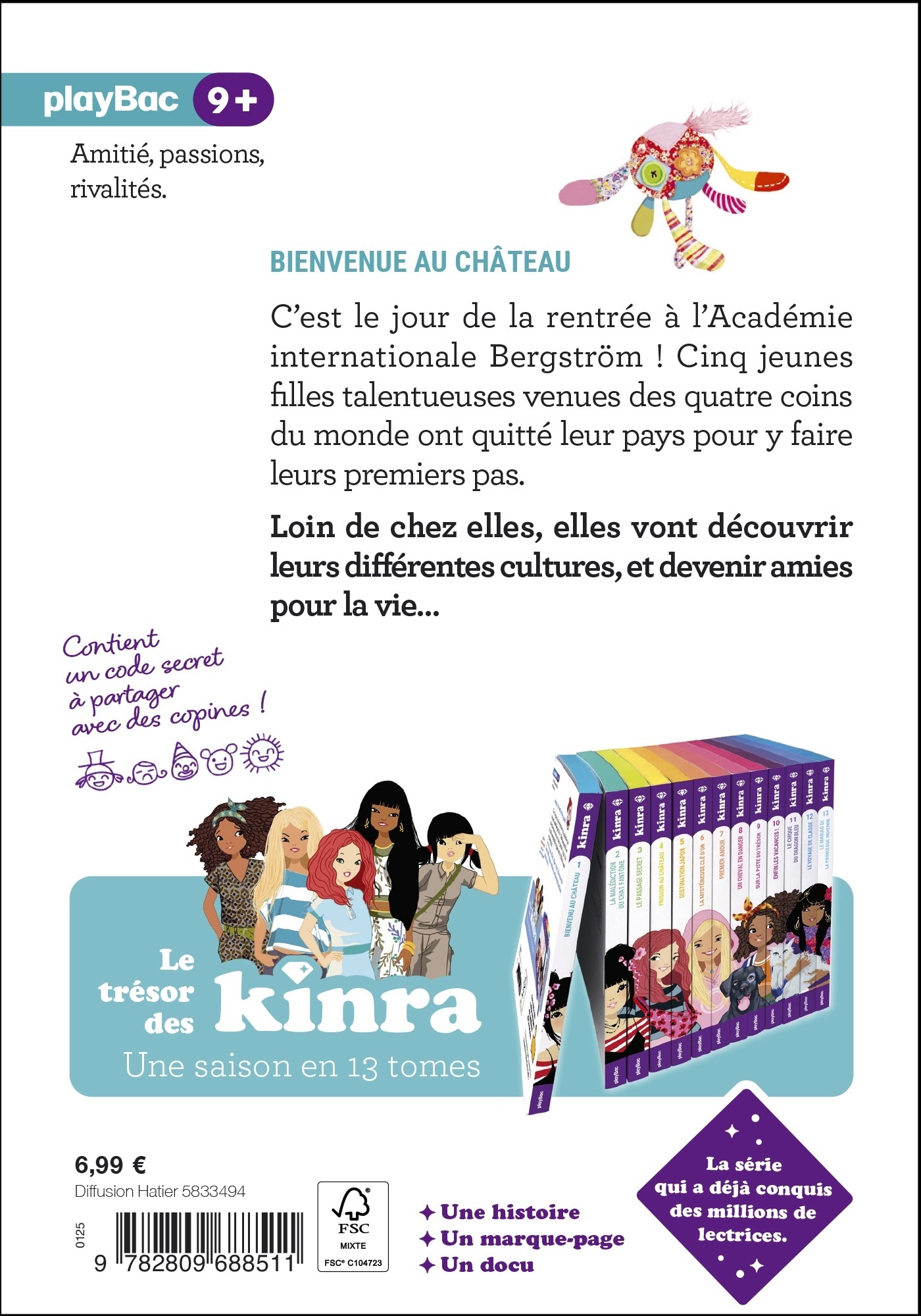 KINRA GIRLS LE TRÉSOR DES KINRA - BIENVENUE AU CHÂTEAU - TOME 1 NOUVELLE ÉDITION - MOKA - PLAY BAC