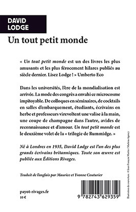 Un tout petit monde - David Lodge - RIVAGES