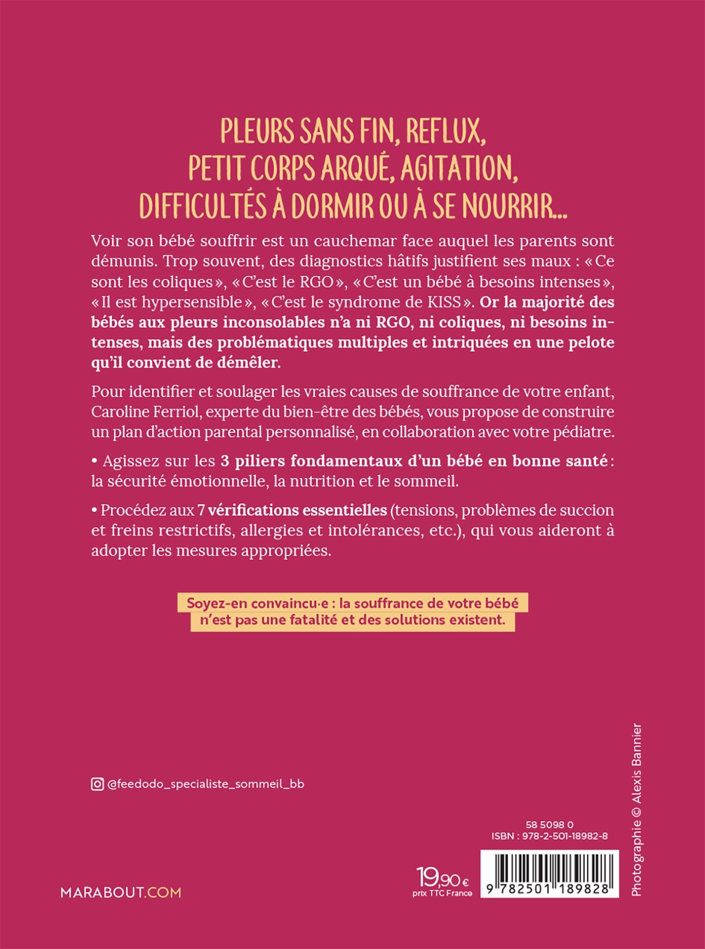 Mon bébé pleure beaucoup - Caroline Ferriol - MARABOUT