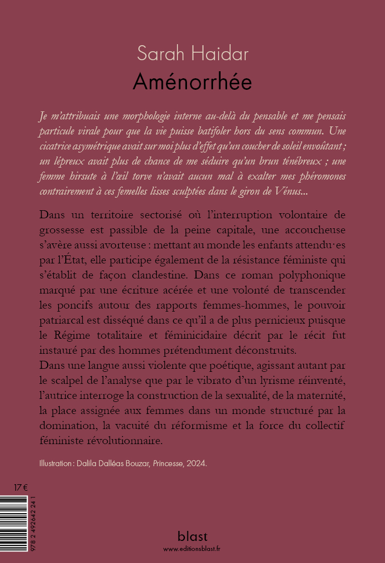 Aménorrhée - Sarah Haidar - BLAST