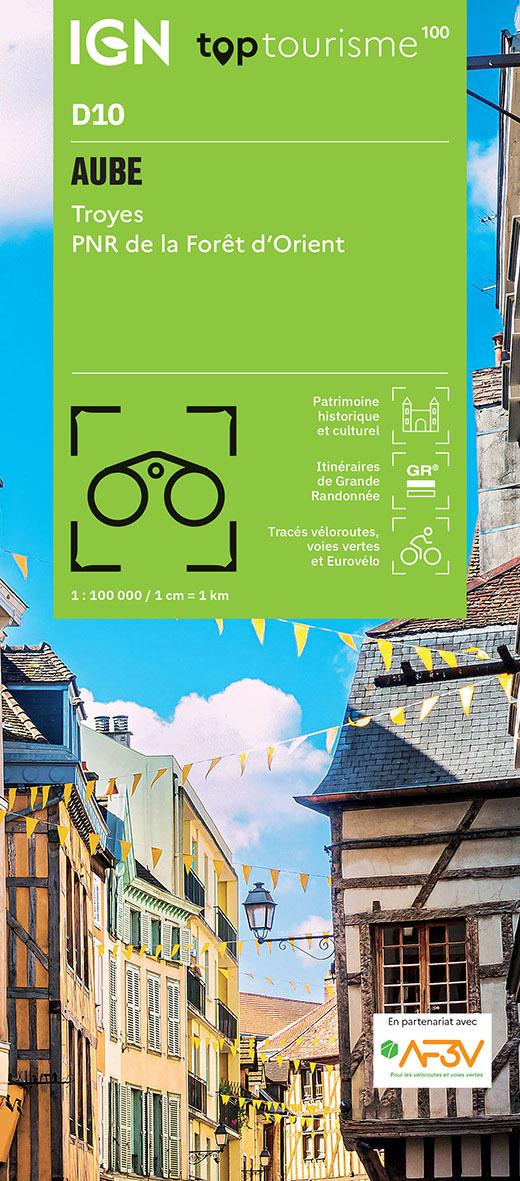 TOP100D10 - AUBE Troyes PNR de la Forêt d'Orient -  - IGN