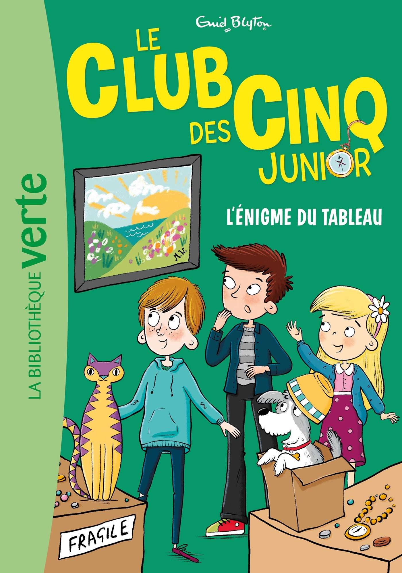 Le Club des Cinq Junior 17 - L'énigme du tableau - Enid Blyton, Enid Blyton - HACHETTE JEUN.