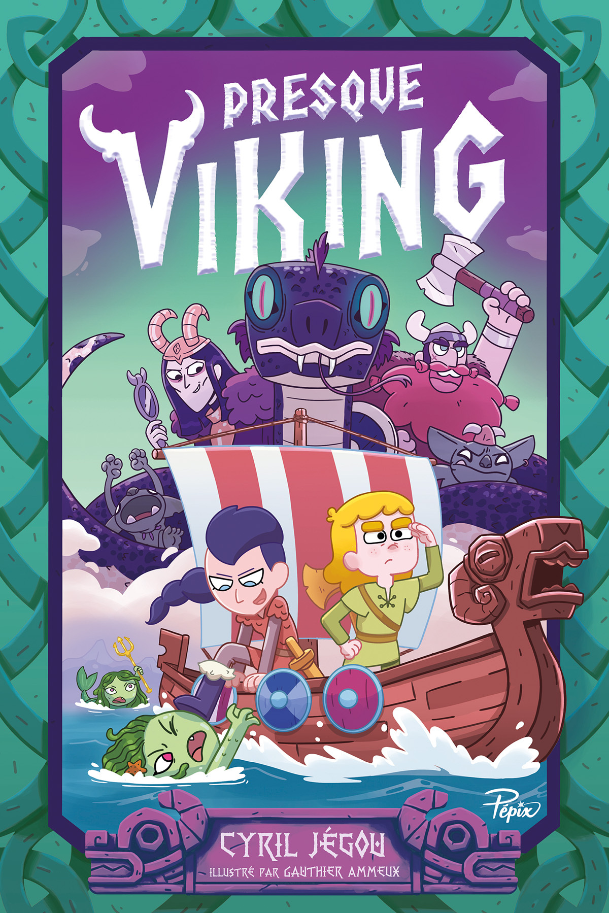 Presque Viking - Cyril Jegou, Gauthier Ammeux, Gauthier Ammeux - SARBACANE