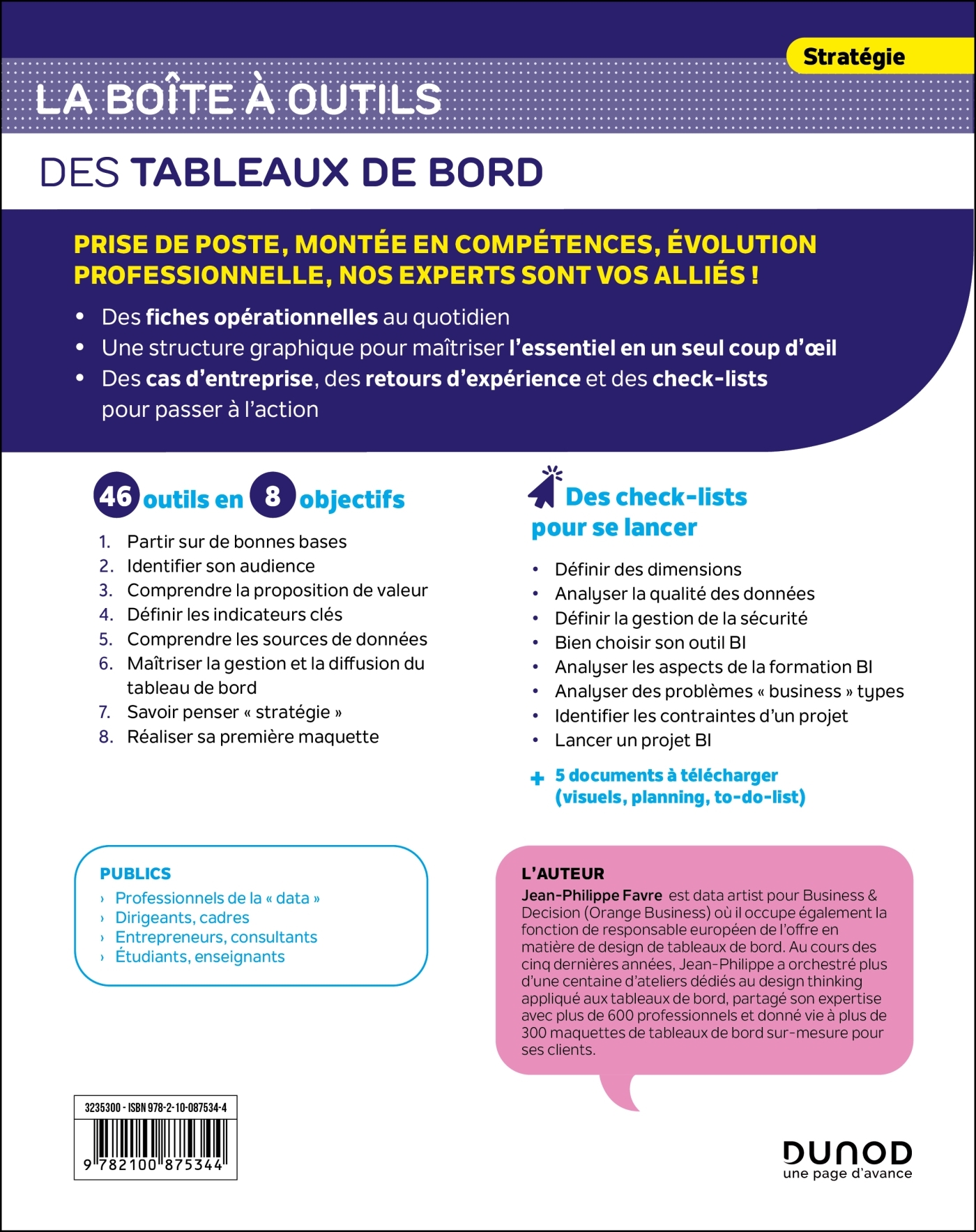La boîte à outils des tableaux de bord - Jean-Philippe Favre, Jean-Philippe Favre - DUNOD