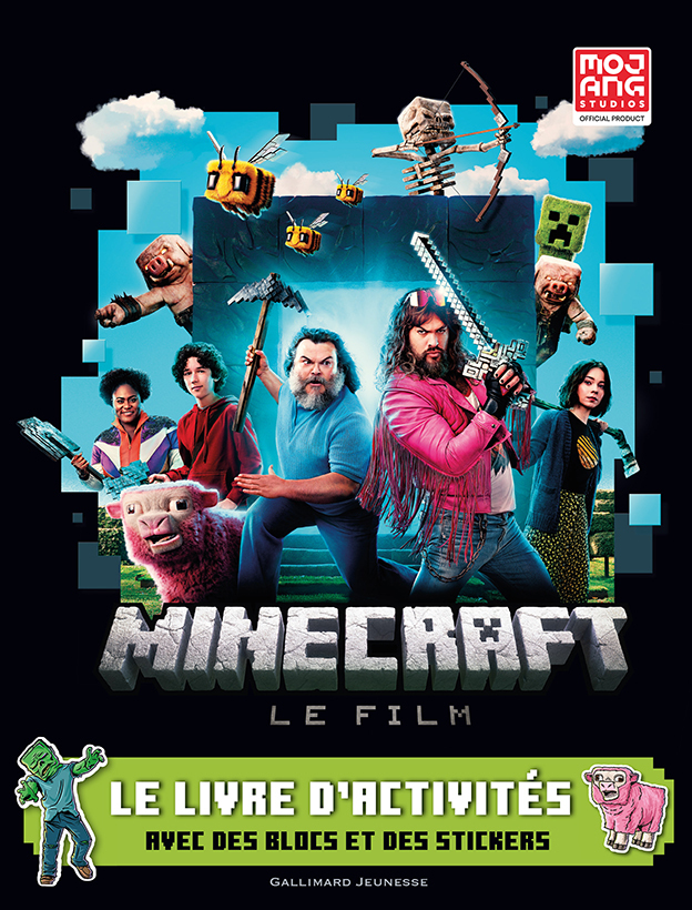 Minecraft, le film - Le Livre d'activités officiel -  Collectif,  Gallimard Jeunesse - GALLIMARD JEUNE