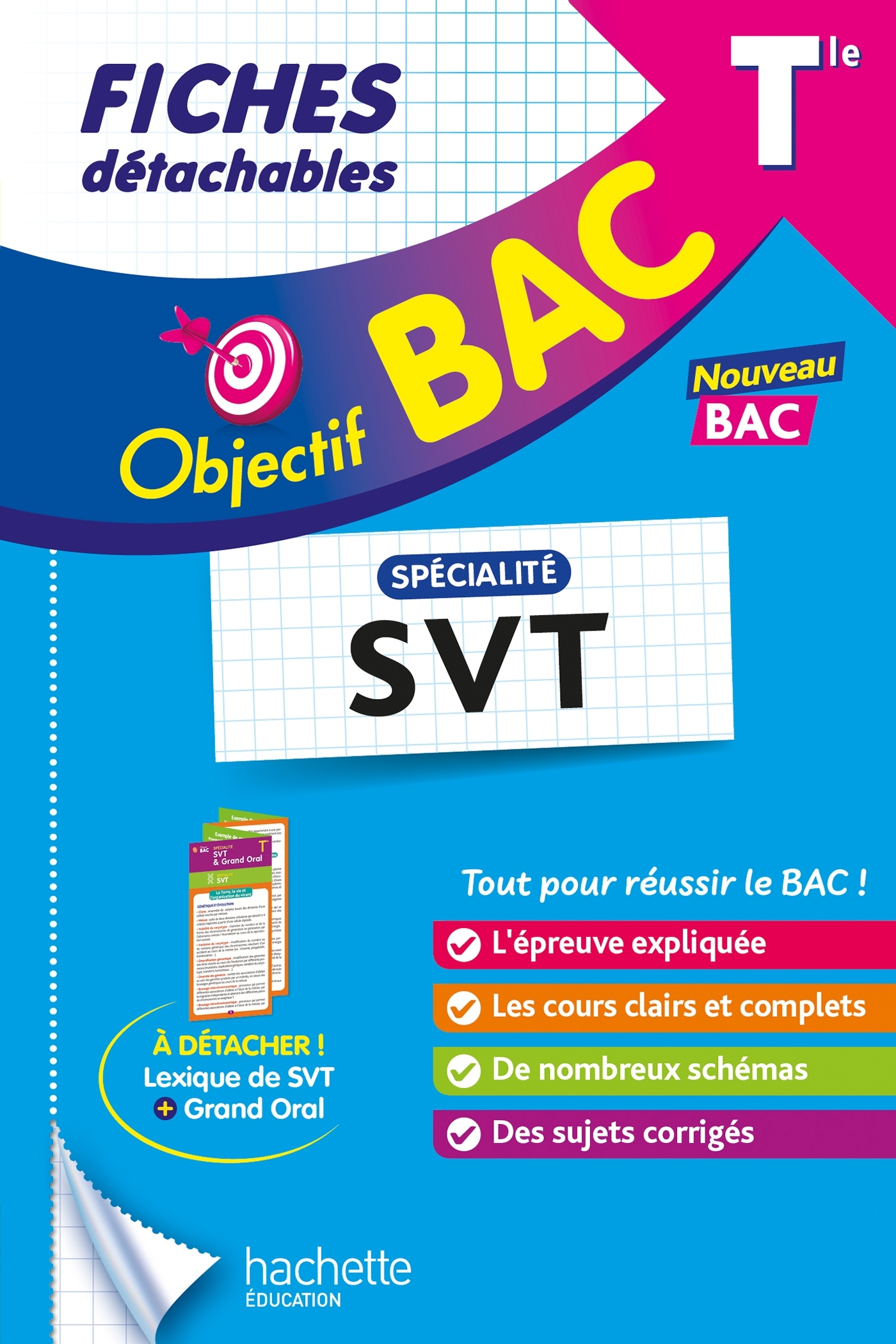 Objectif BAC Fiches - Spécialité SVT Tle - Manon Corbin, Maxime Cauchois - HACHETTE EDUC