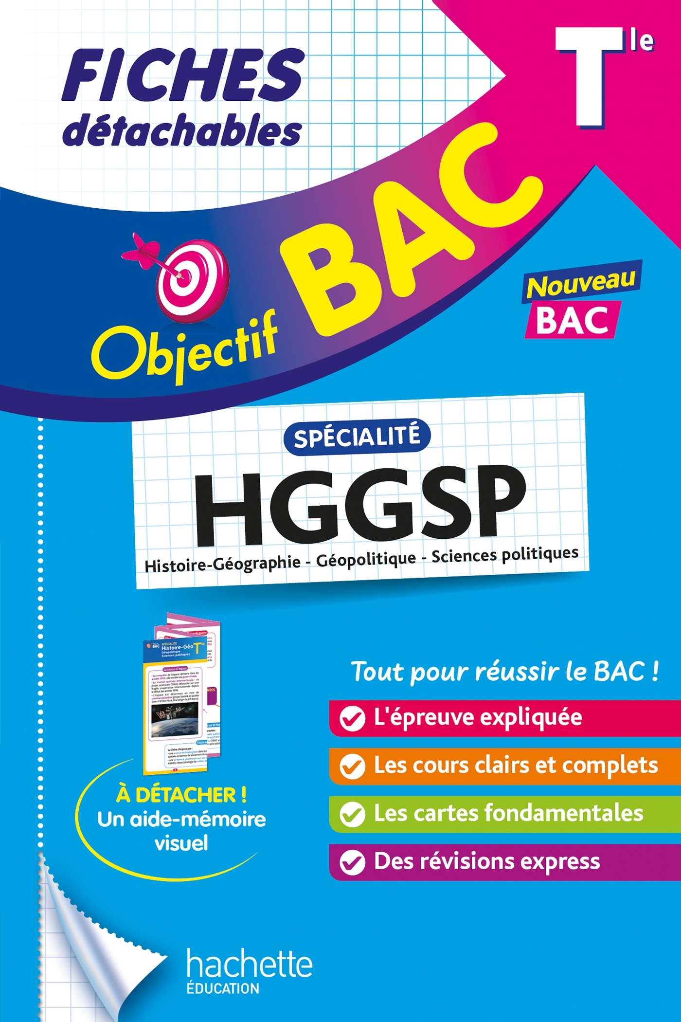 Objectif BAC Fiches - Spécialité HGGSP Tle - Vincent Adoumié - HACHETTE EDUC