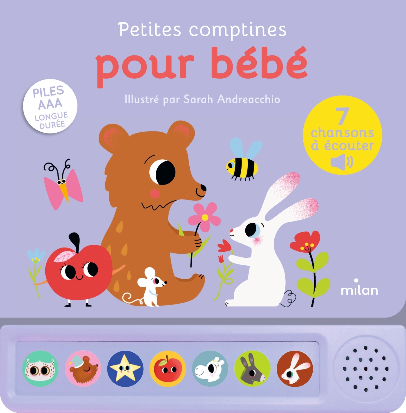 Petites comptines pour bébé - Sarah Andreacchio - MILAN