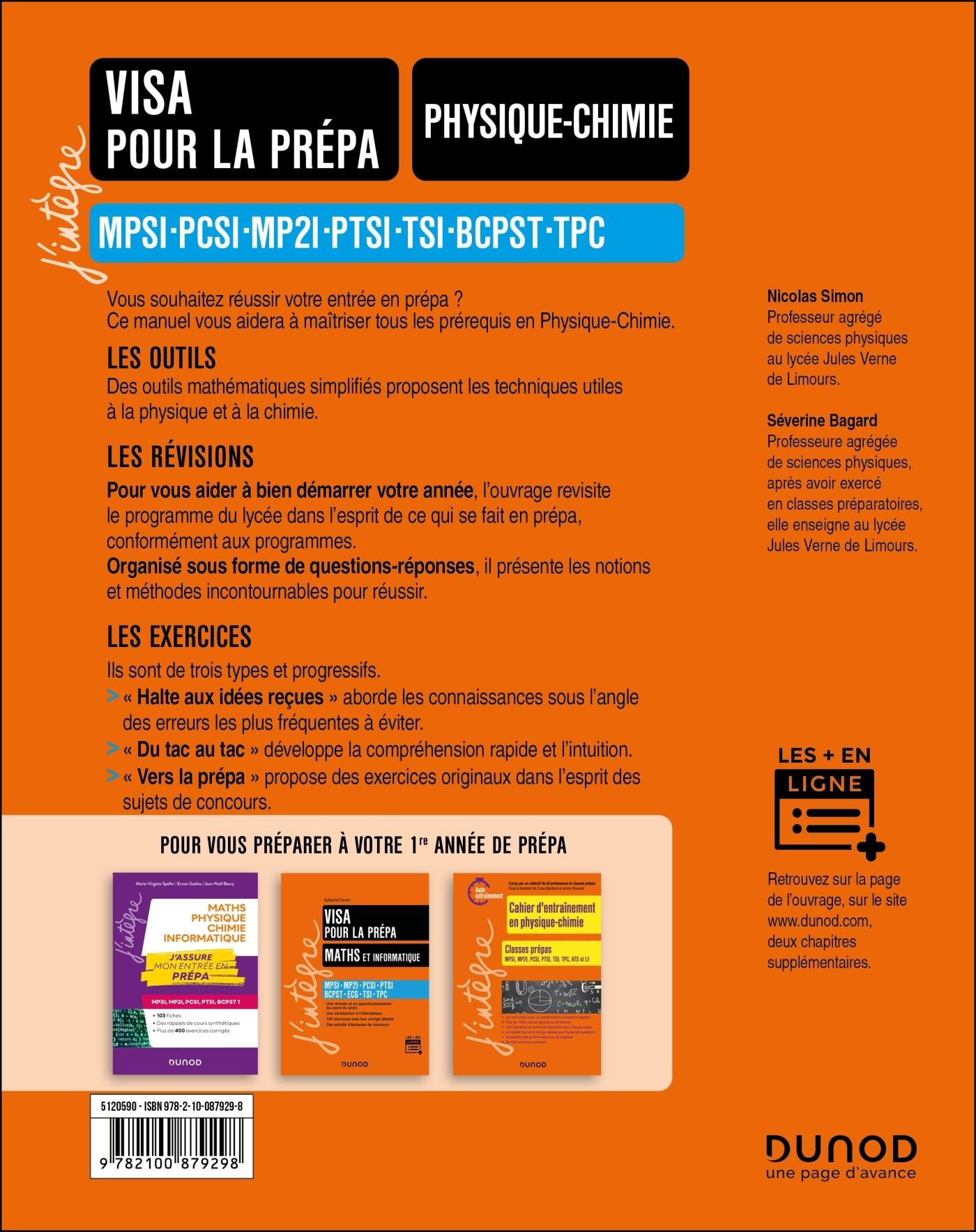 Physique-Chimie, Visa pour la prépa - 7e éd. - SIMON NICOLAS - DUNOD