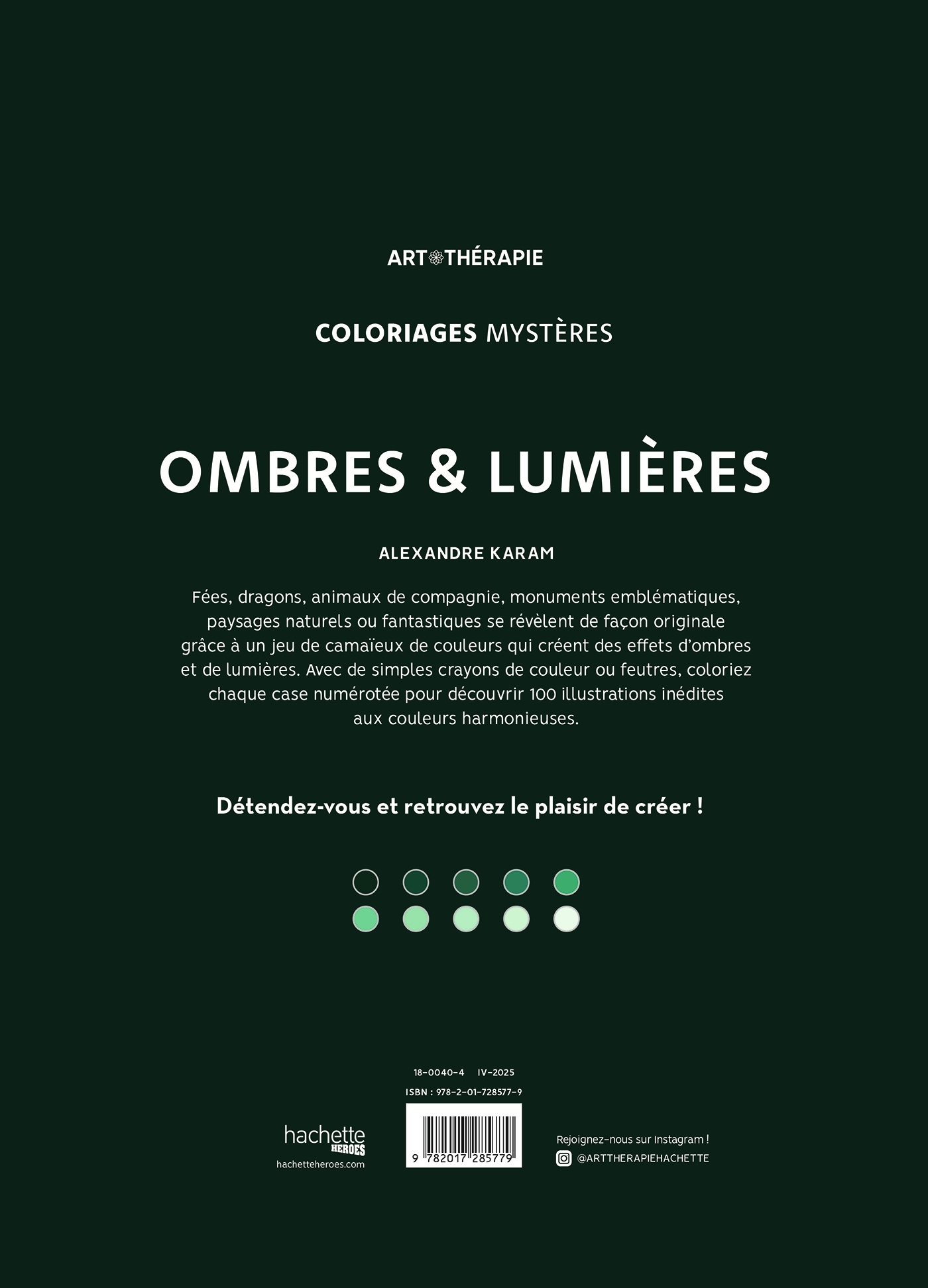 Coloriages mystères - Ombres & lumières -  - HACHETTE HEROES