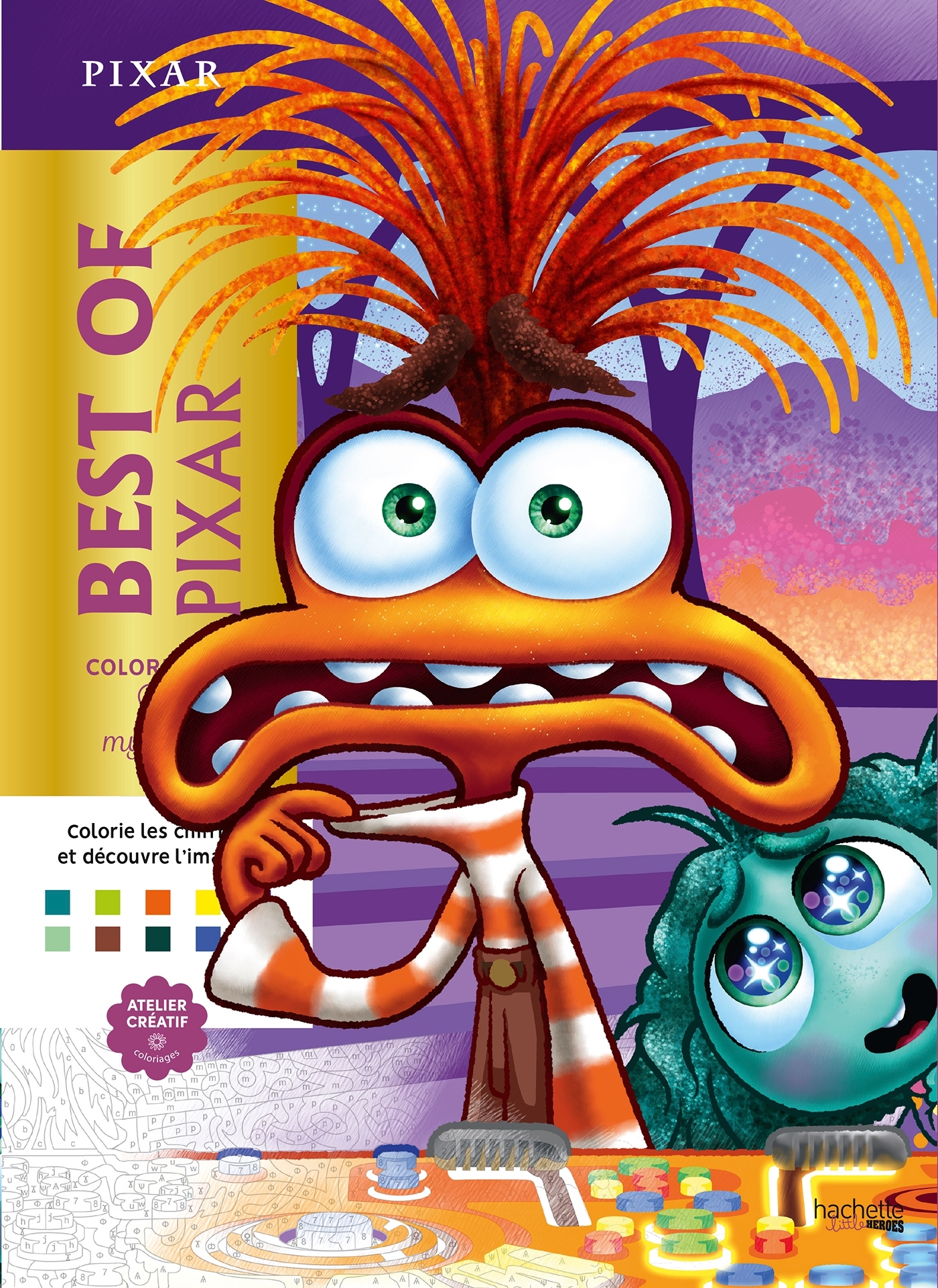 Coloriages mystères Disney - Best of Pixar -  - HACHETTE HEROES
