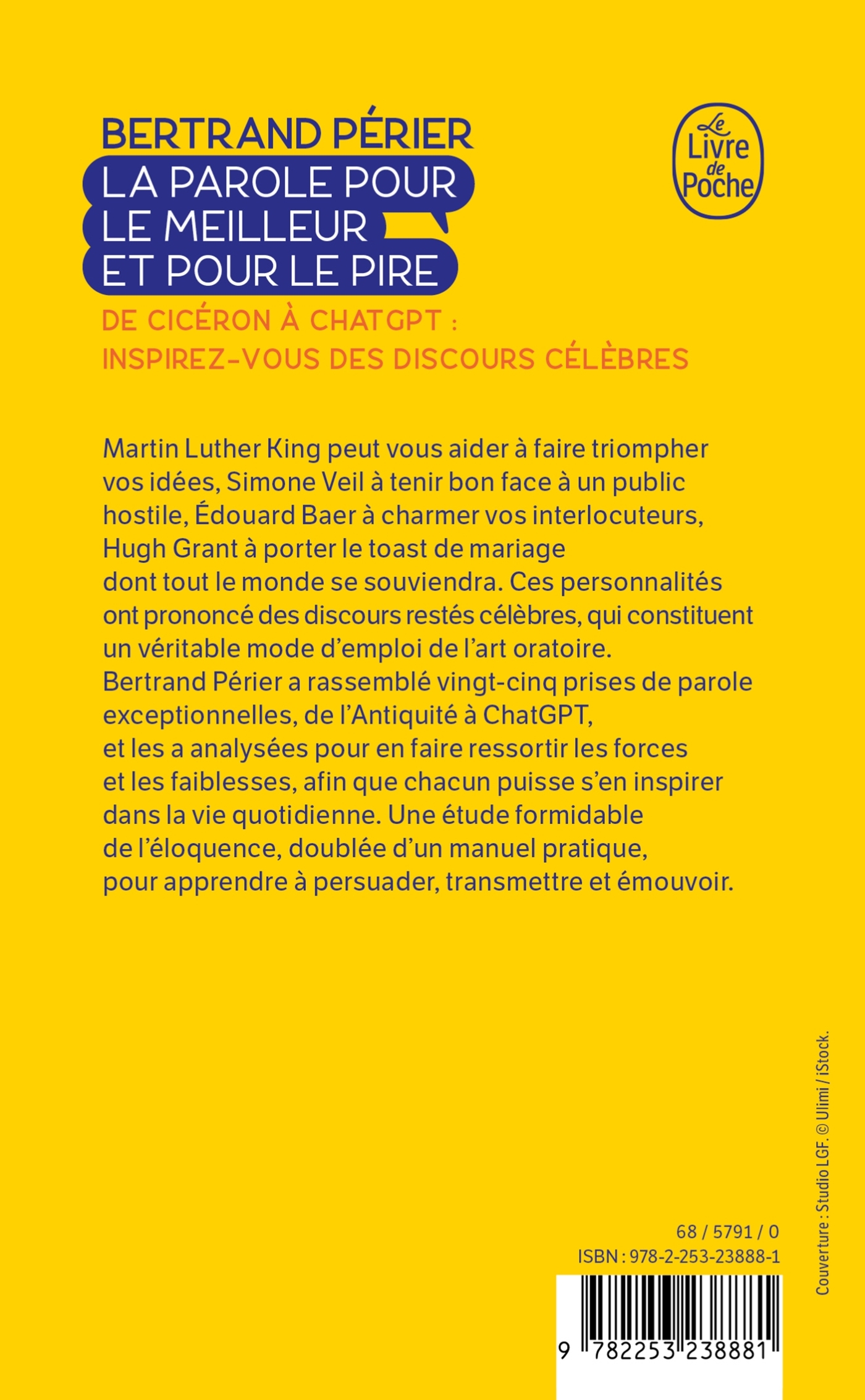 La Parole pour le meilleur et pour le pire - Bertrand Périer - LGF