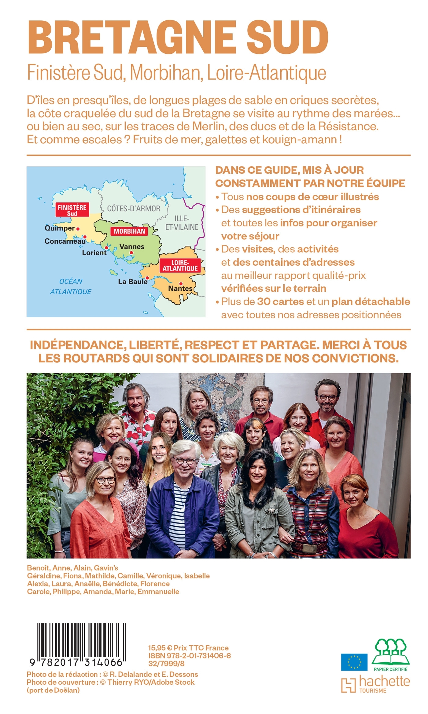 Guide du Routard Bretagne Sud 2025/26 -  - HACHETTE TOURI