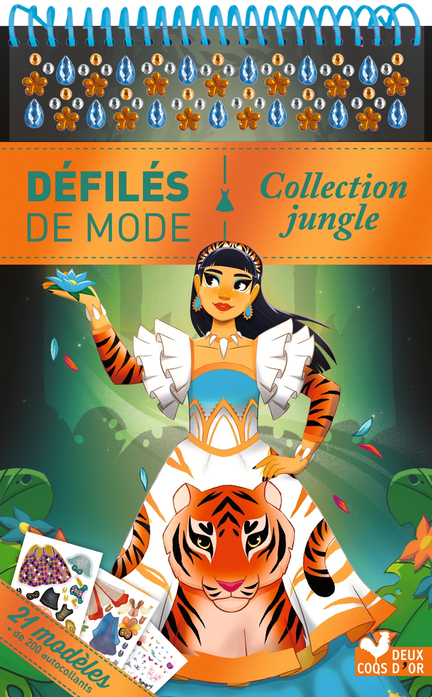 Collection jungle - bloc à spirale -  - DEUX COQS D OR