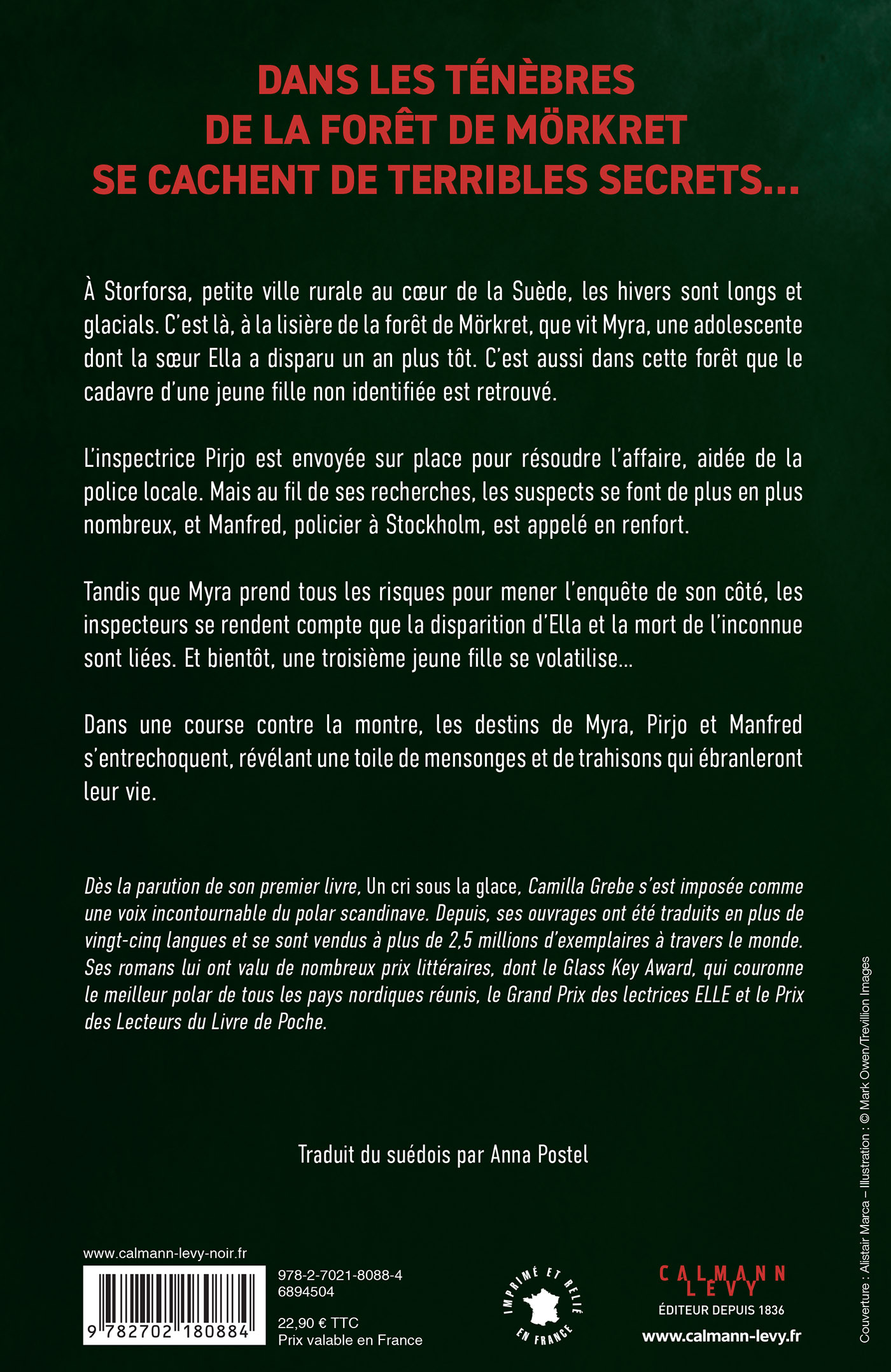 Les Ténèbres de Mörkret - GREBE CAMILLA - CALMANN-LEVY