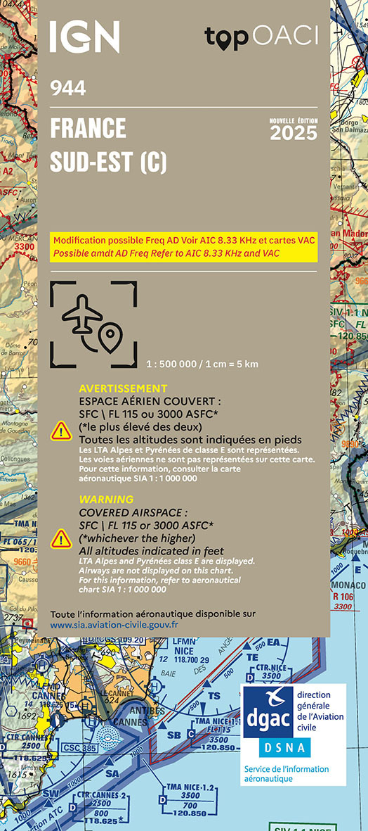 OACI944 - FRANCE SUD-EST 2025 -  - IGN