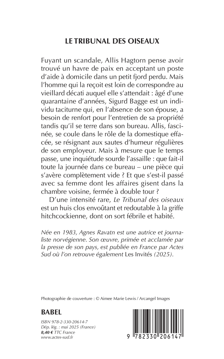 Le Tribunal des oiseaux - Agnès Ravatn, Terje Sinding - ACTES SUD