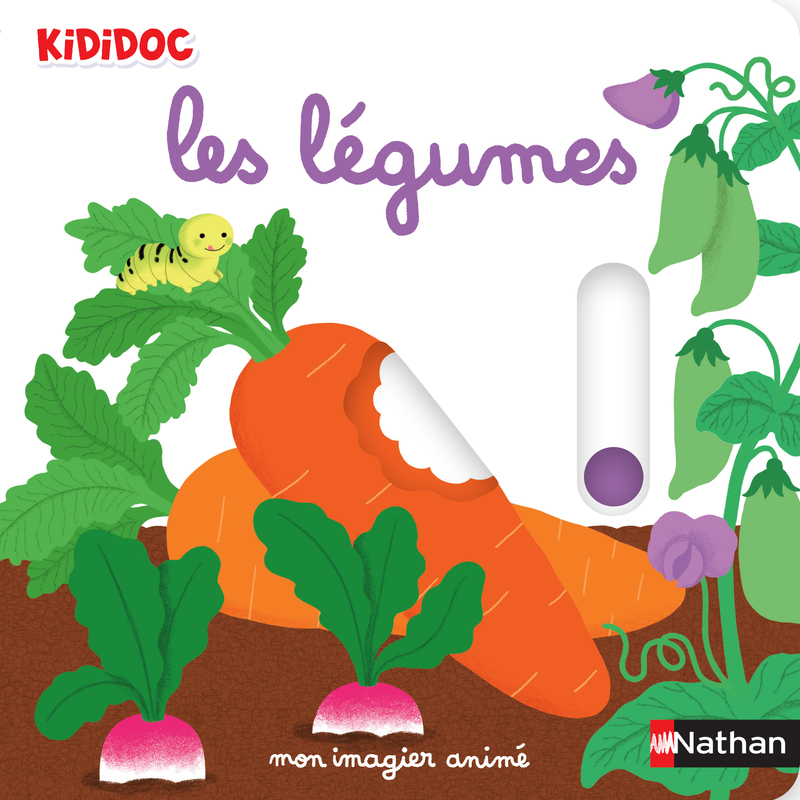 Mon imagier animé les légumes - Nathalie Choux - NATHAN