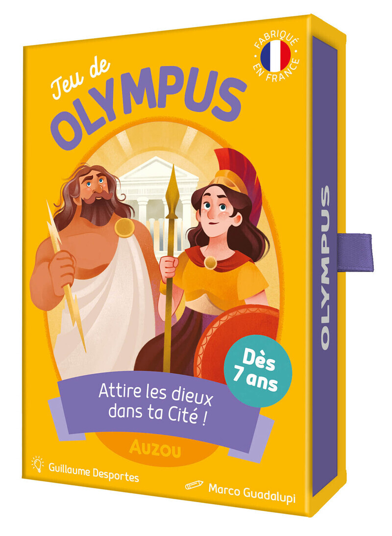 Jeux de cartes - Jeu de Olympus - Attire les dieux dans ta Cité ! - Guillaume Desportes, Marco Guadalupi - AUZOU