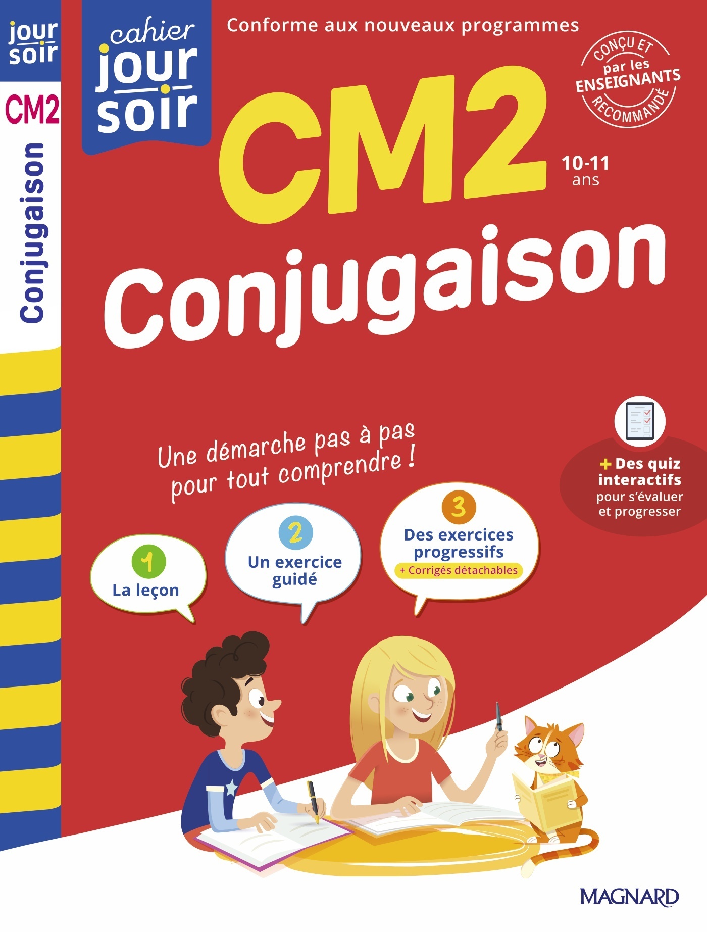 Conjugaison CM2 - Cahier Jour Soir - Bernard Semenadisse - MAGNARD