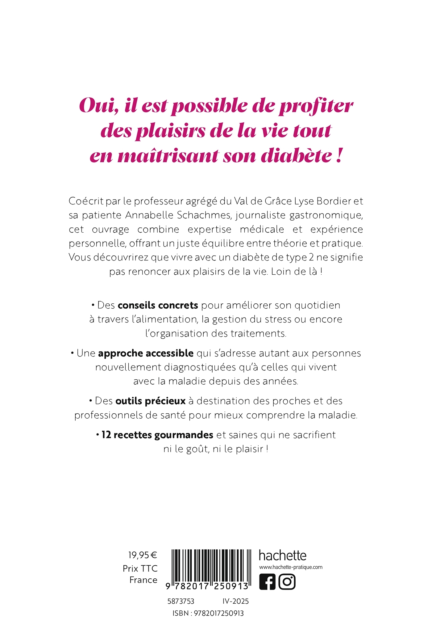 Diabète de type 2 - Annabelle Schachmes, Lyse Bordier - HACHETTE PRAT