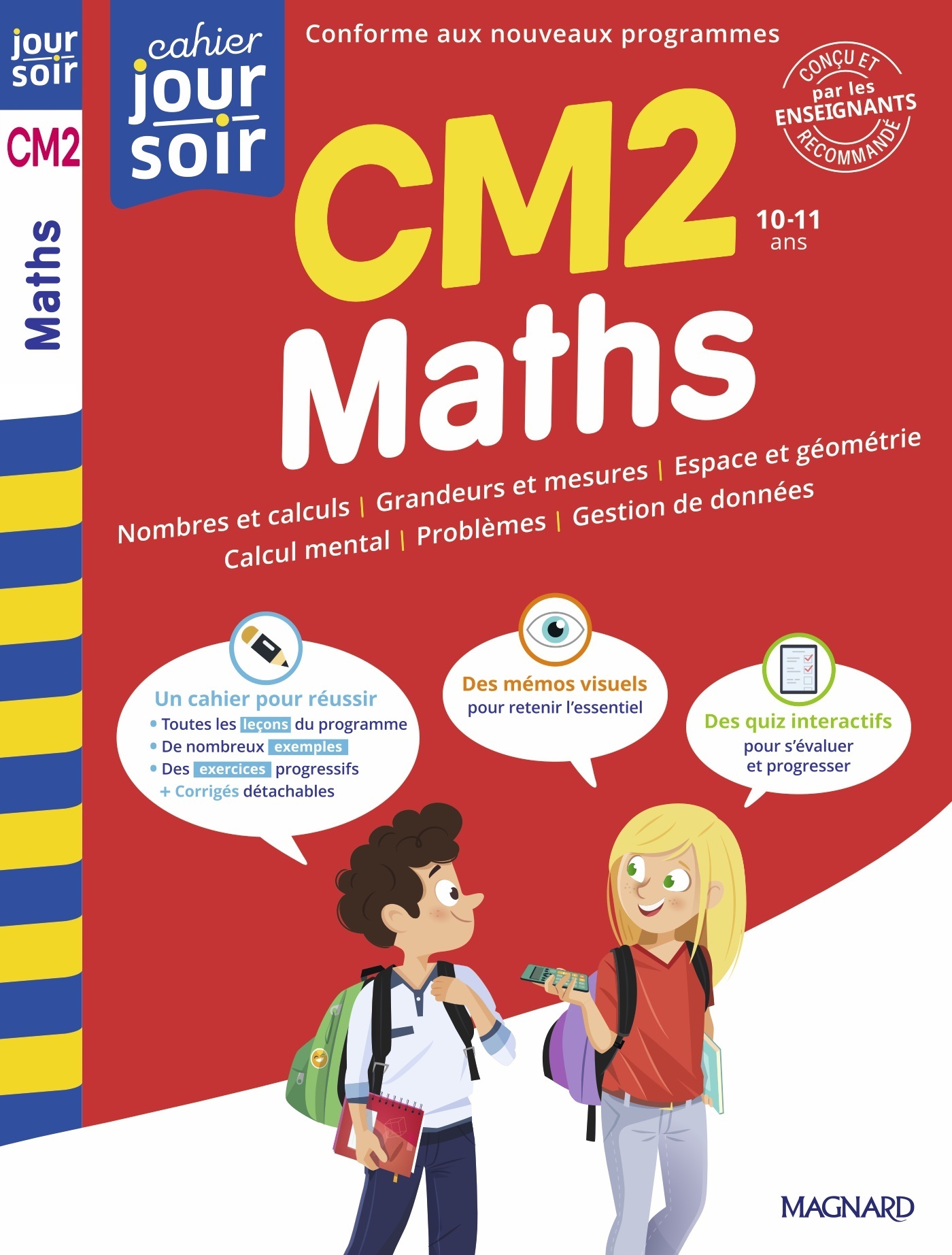 Maths CM2 - Cahier Jour Soir - Bernard Semenadisse, Christine Thibault, Céline LEGRAY - MAGNARD