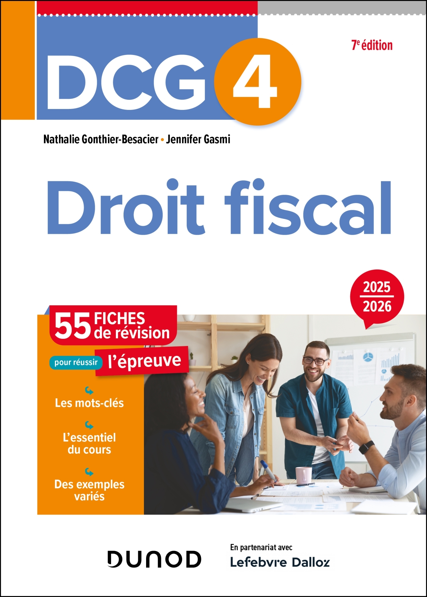 DCG 4 - Droit fiscal - Fiches 2025-2026 - Nathalie Gonthier-Besacier, Jennifer Gasmi - DUNOD