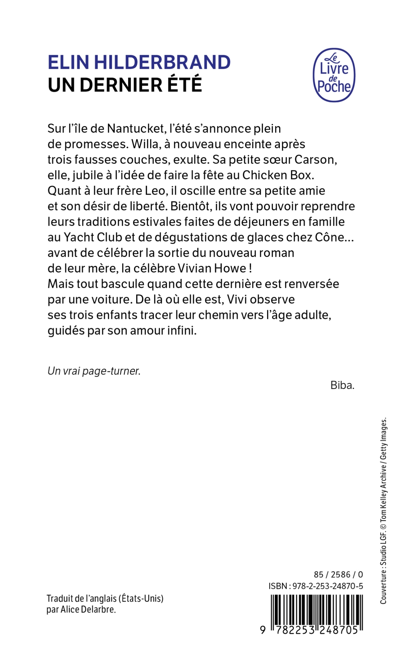 Un dernier été - Elin Hilderbrand - LGF