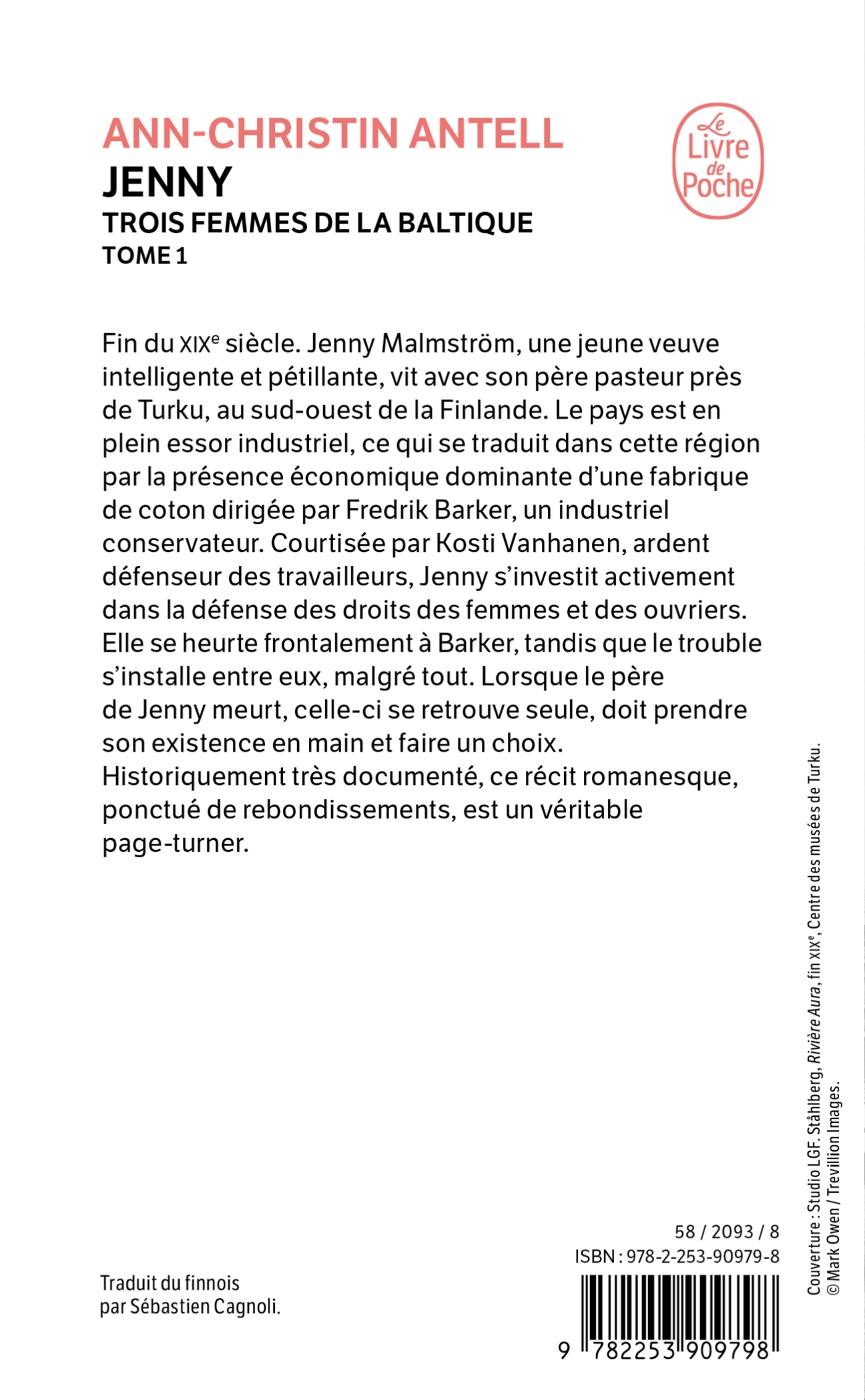 Jenny (Trois femmes de la Baltique, Tome 1) - Ann-Christin Antell - LGF