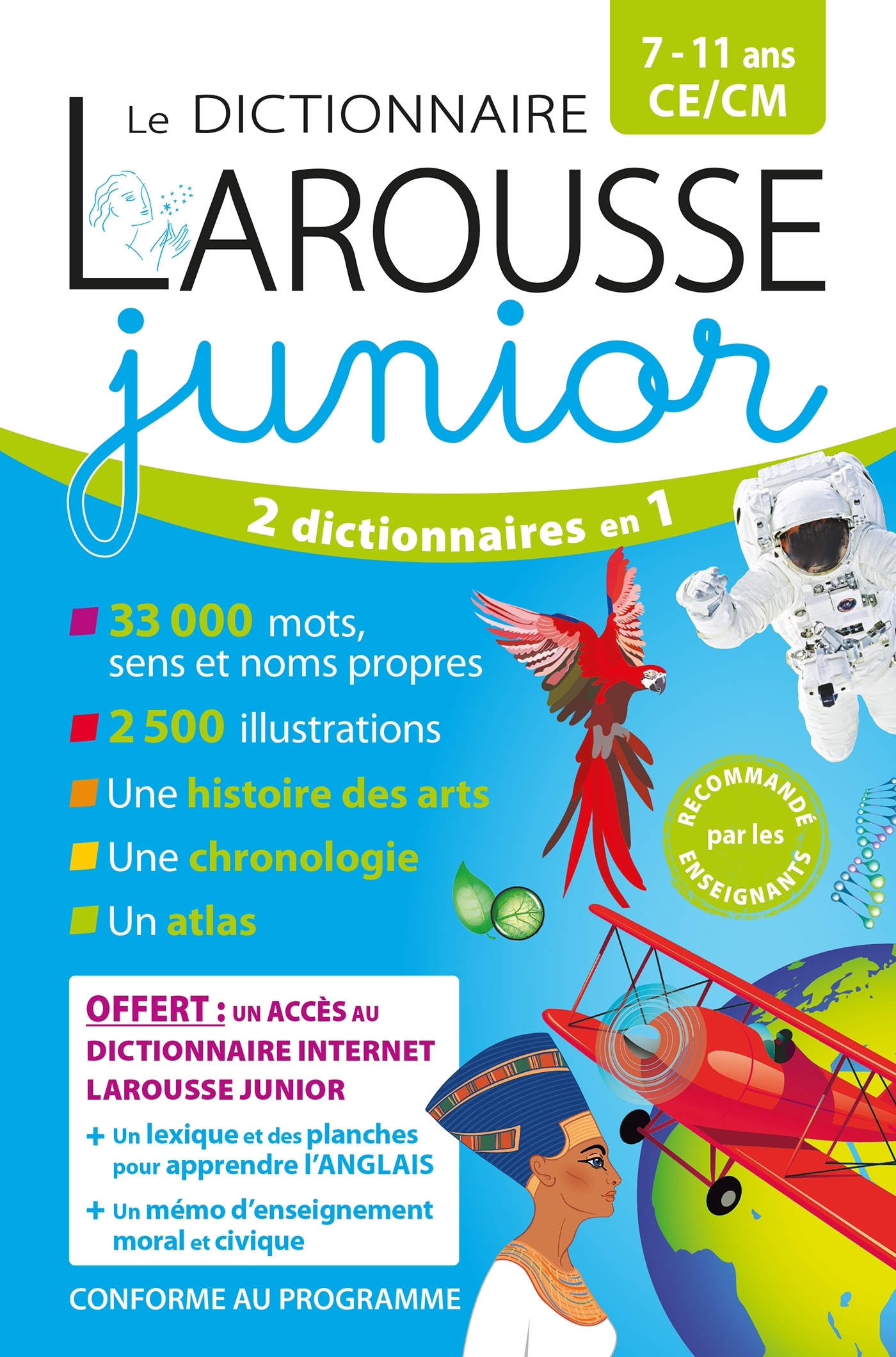 Le dictionnaire Larousse Junior et son dictionnaire en ligne - 7/11 ans - CE/CM -  - LAROUSSE